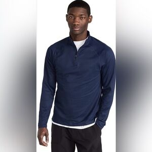 Rhone navy blue men's quarter zip